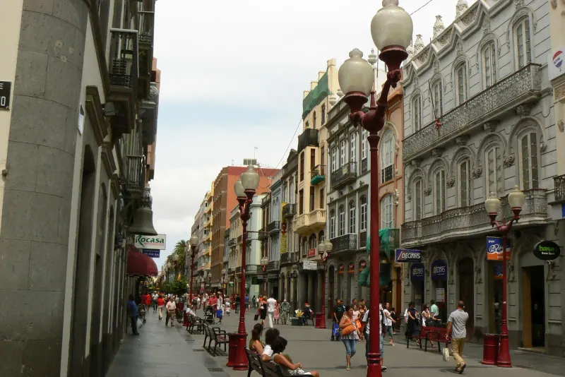 Calle Triana shopping street in Las Palmas, Gran Canaria