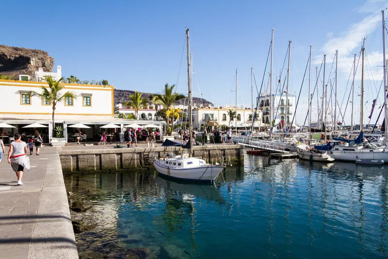 The harbour of Puerto de Mogán, Gran Canaria
