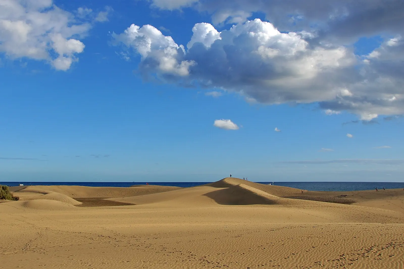The Maspalomas dunes meeting the Atlantic, Gran Canaria