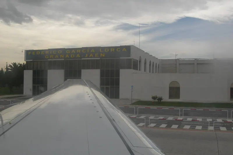 The terminal at Granada airport