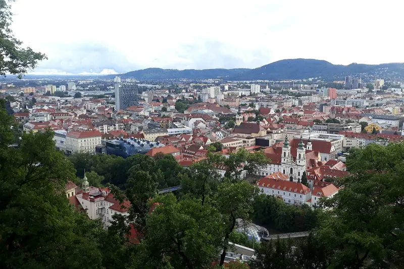 A panorama over Graz