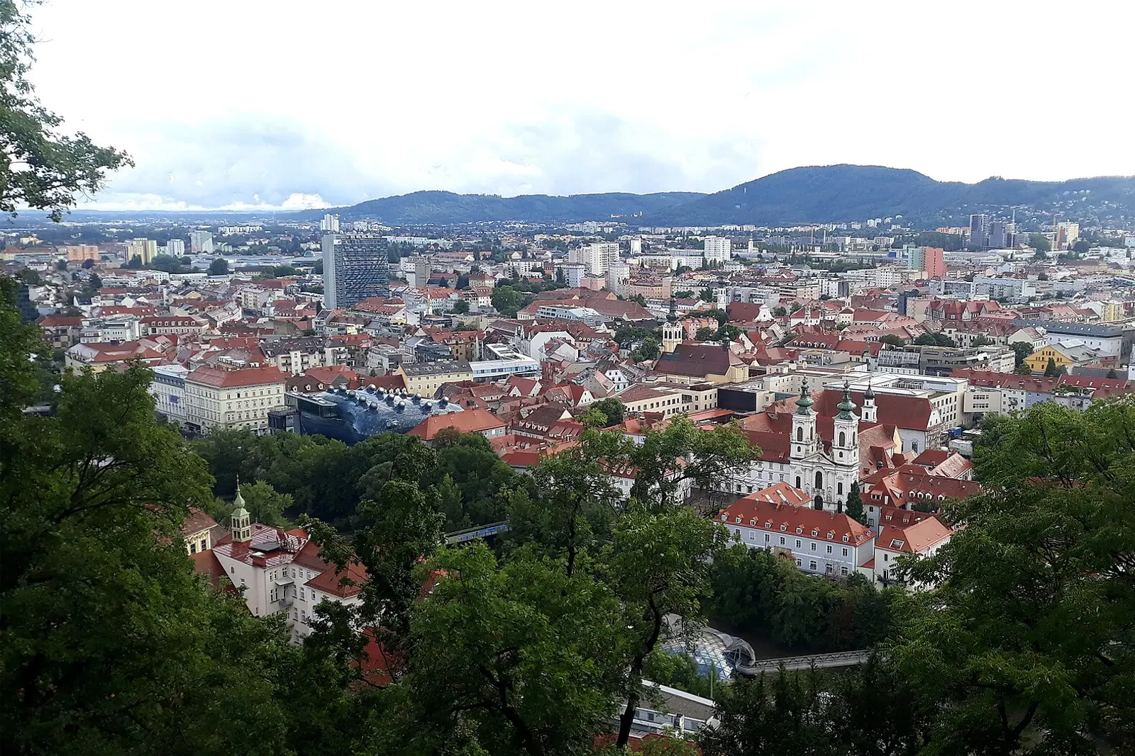 A panorama over Graz