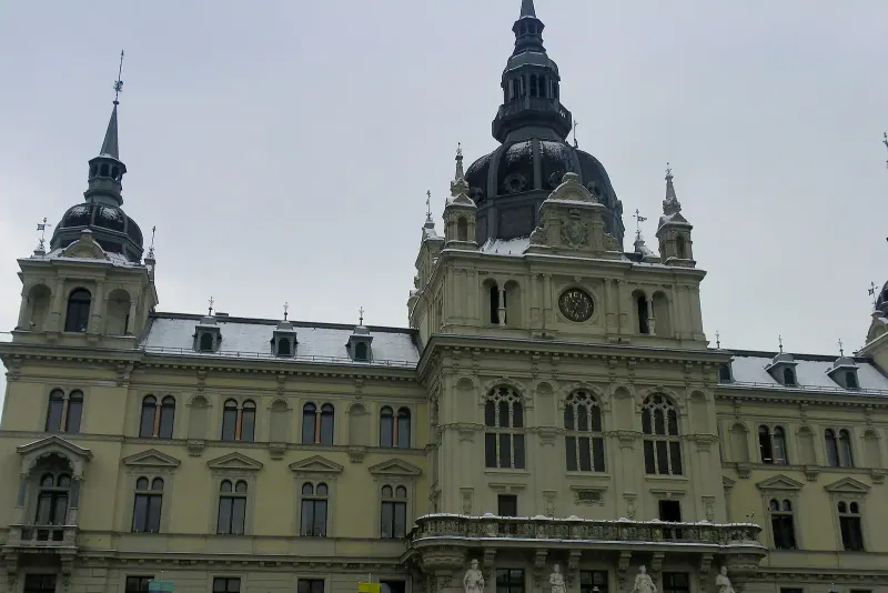 Graz's Hauptplatz and Rathaus