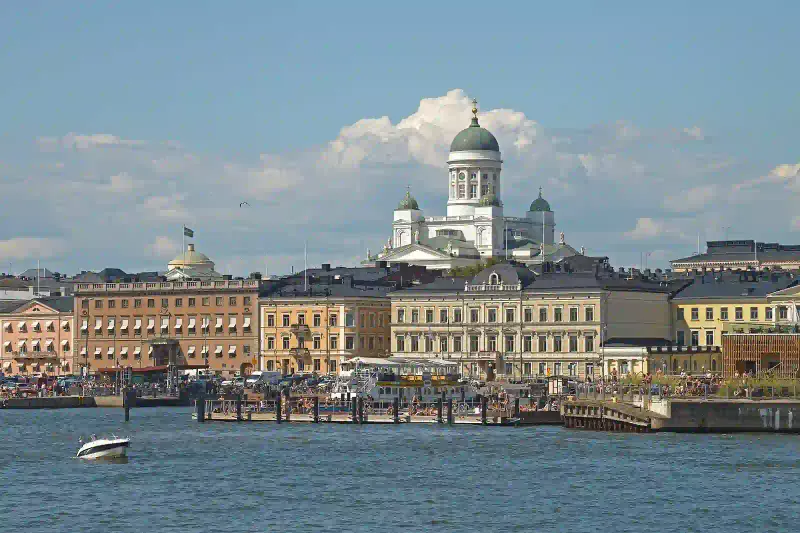 Ferry terminal at Helsinki South Harbour by the Market Square