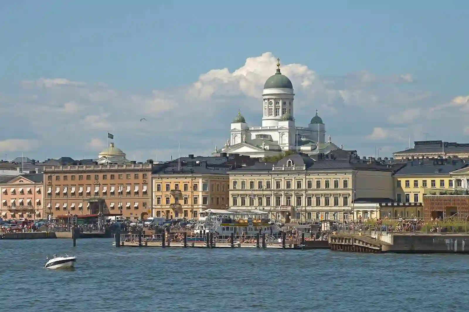 Ferry terminal at Helsinki South Harbour by the Market Square