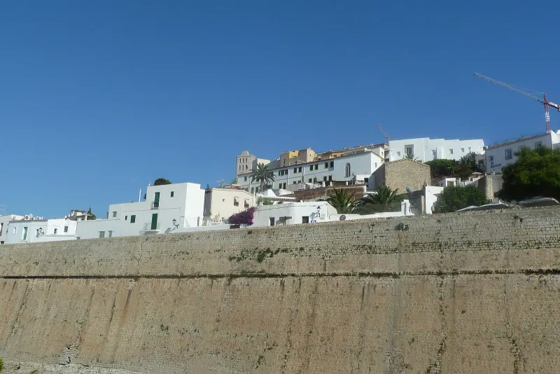 The Renaissance walls of Dalt Vila above Ibiza town