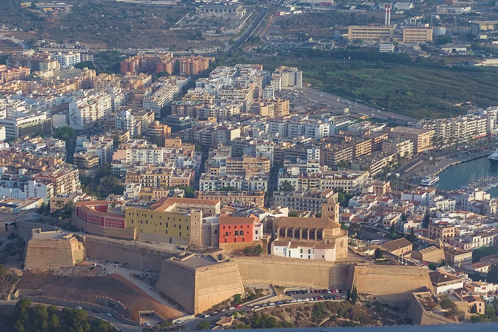 Dalt Vila rising above Ibiza town