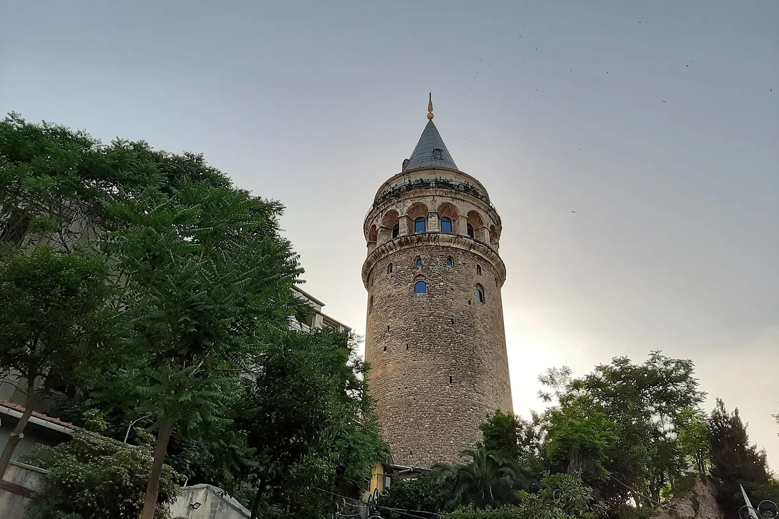 Galata Tower rising over the Karakoy rooftops, Istanbul