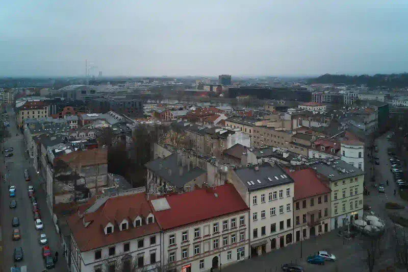 Wolnica Square in the Kazimierz district of Krakow