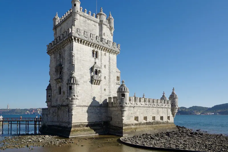 Belem Tower on the Tagus riverbank