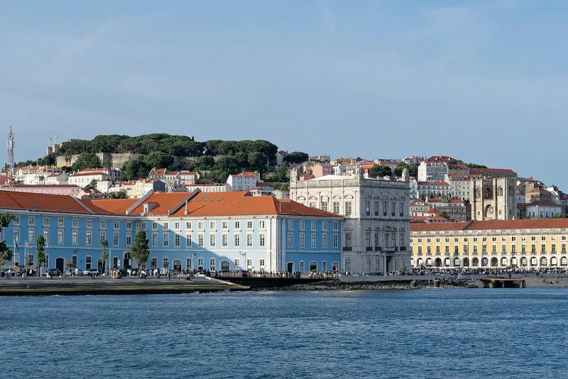 Praca do Comercio on the Lisbon waterfront