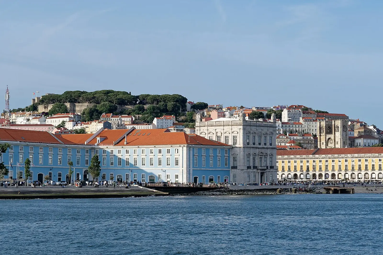 Praca do Comercio on the Lisbon waterfront
