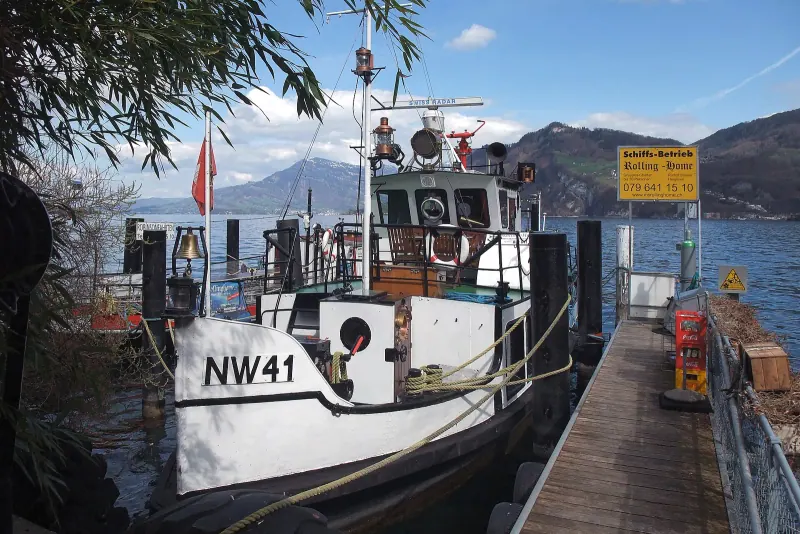An excursion boat on Lake Lucerne