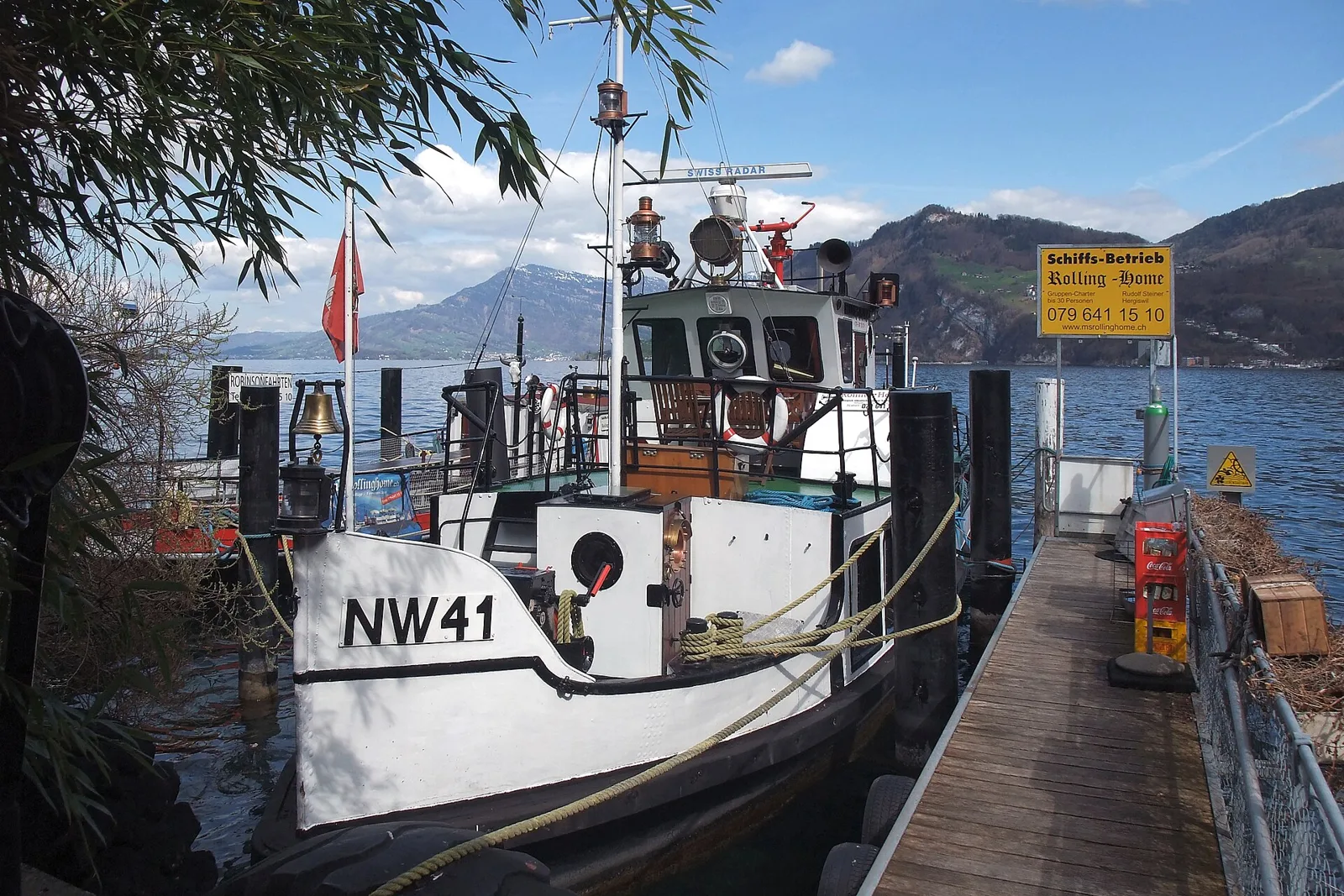 An excursion boat on Lake Lucerne