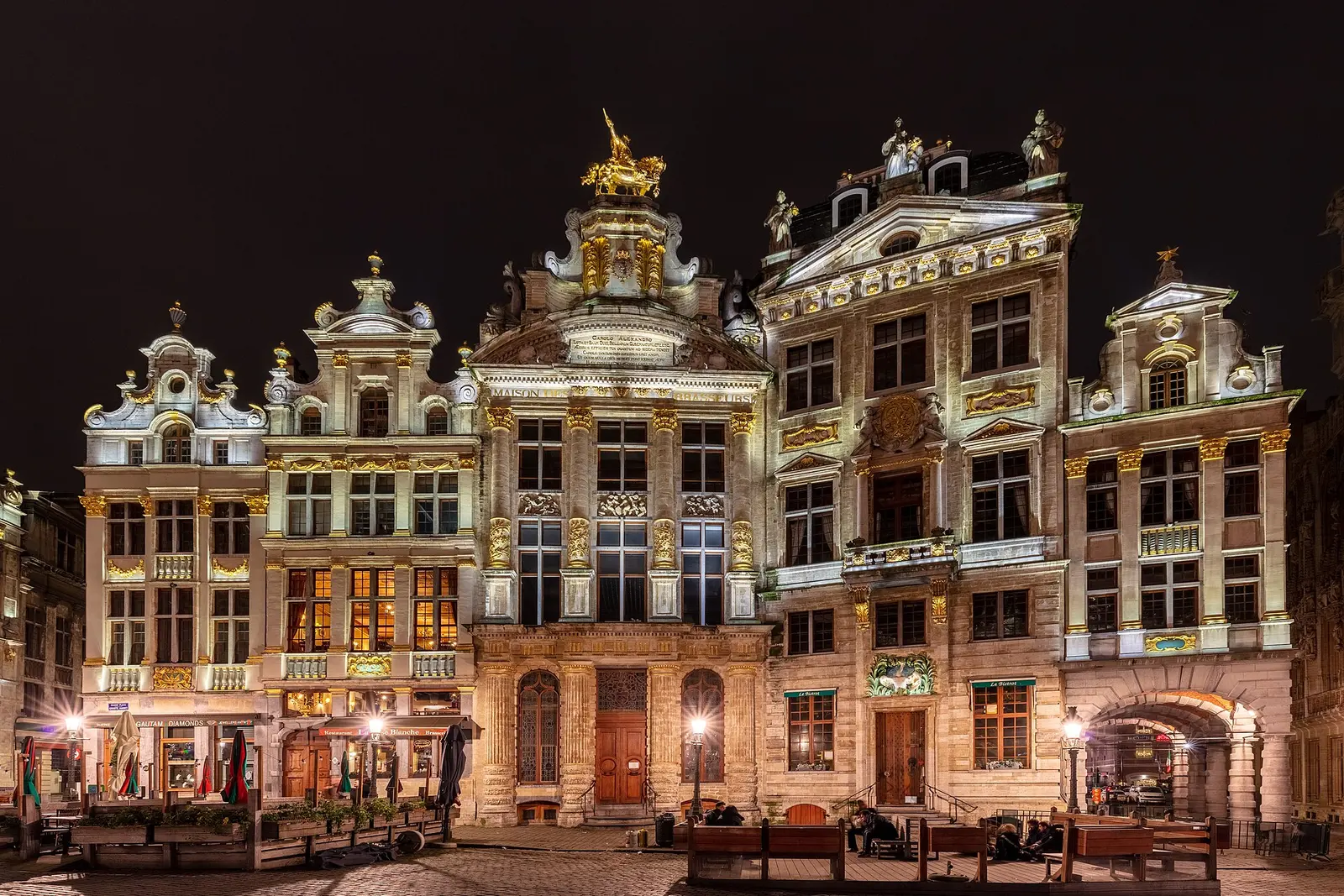 The guildhalls of Brussels' Grand Place