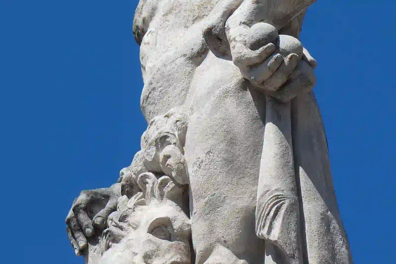 Statue on Place des Terreaux in Lyon