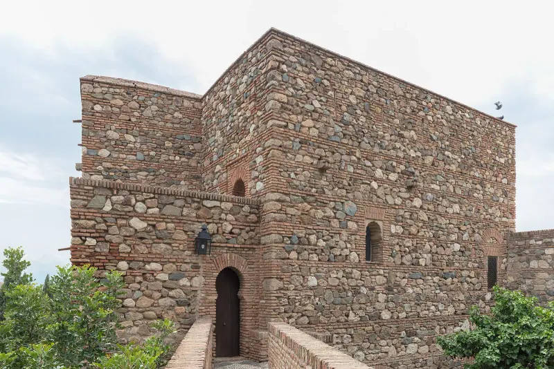 The Alcazaba fortress walls in Malaga
