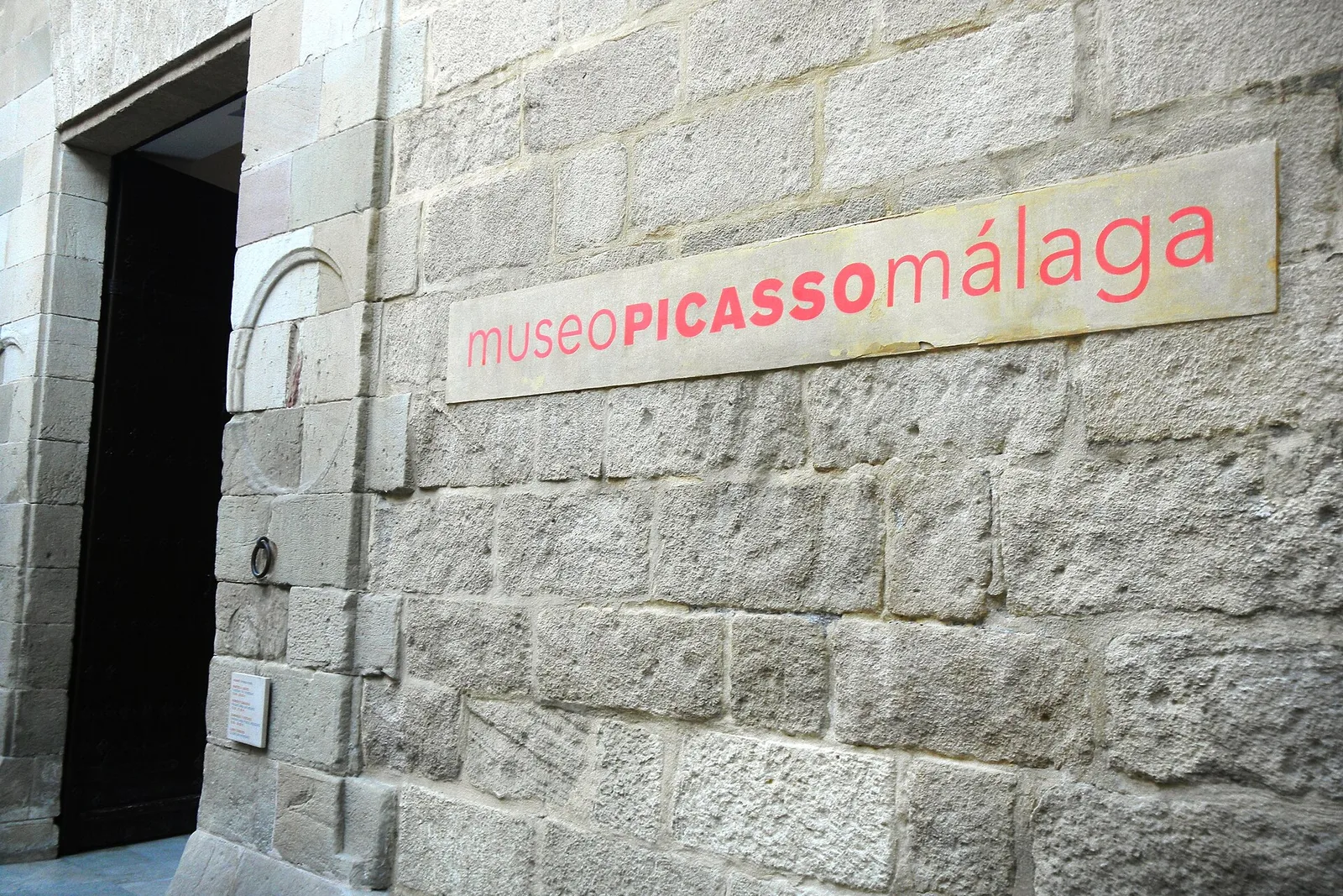 Entrance to the Museo Picasso Malaga