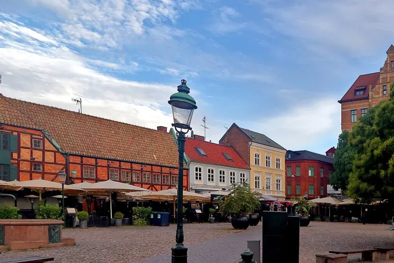 Lilla Torg square in Malmo's old town