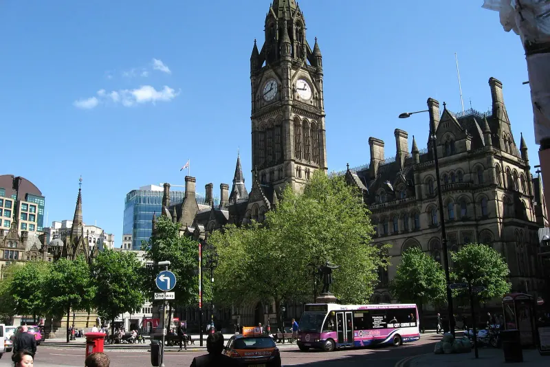Manchester Town Hall on Albert Square