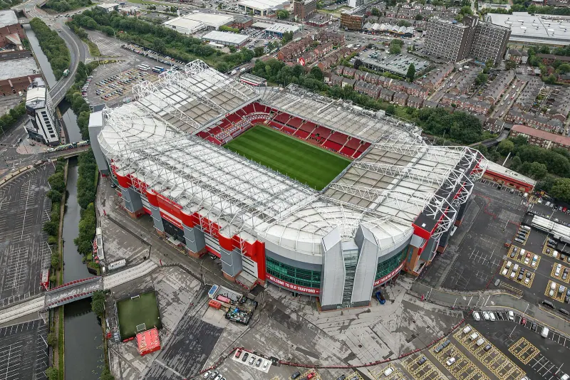 Old Trafford, home of Manchester United