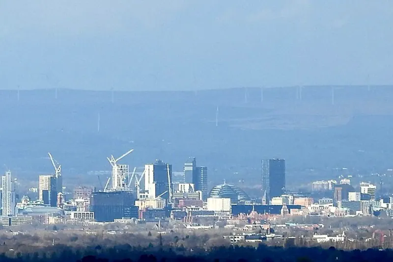 Manchester's city centre skyline