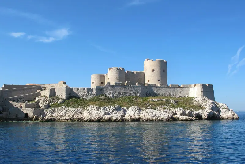 The Chateau d'If on its island off Marseille
