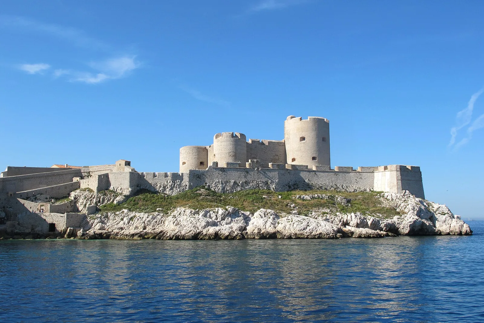The Chateau d'If on its island off Marseille