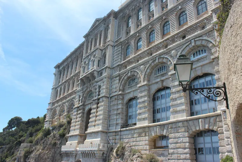 The Oceanographic Museum on its Monaco cliff