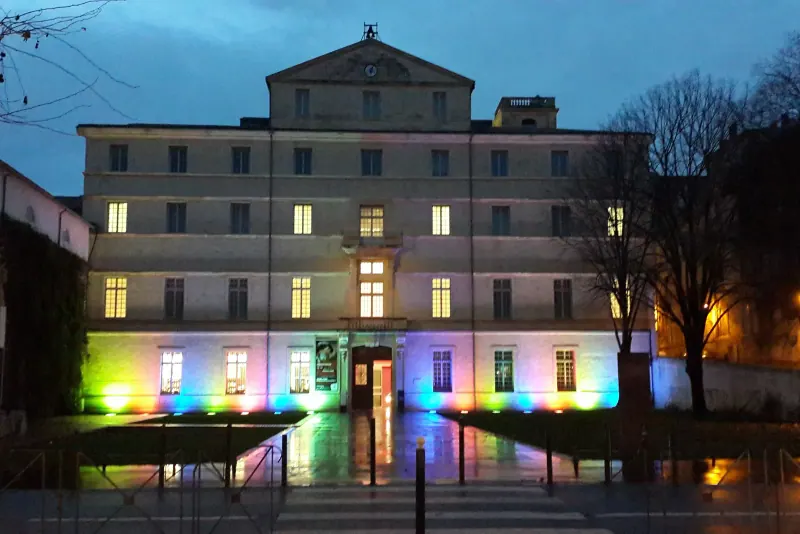 The Musee Fabre building in Montpellier