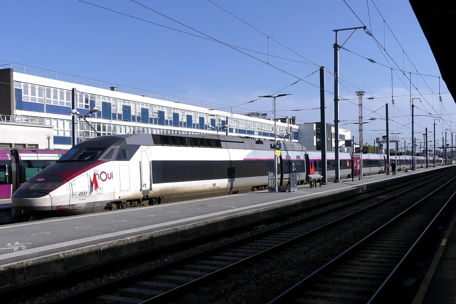 A TGV at Gare de Nantes