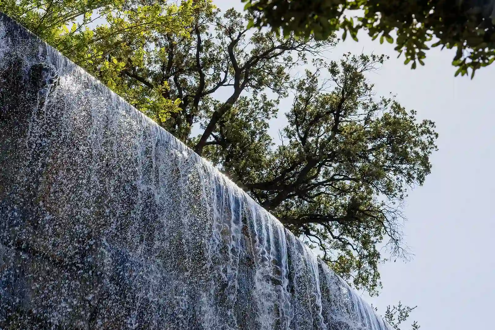 Cascade du Chateau waterfall on Castle Hill in Nice