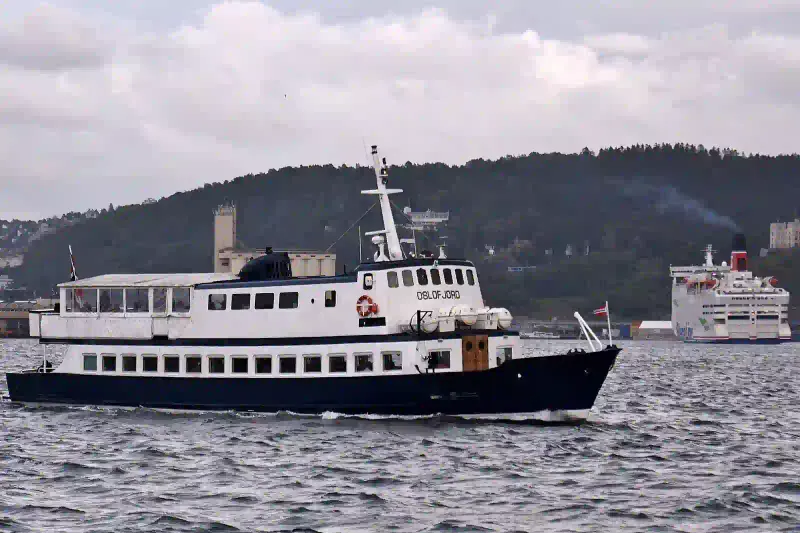 A sightseeing boat on the Oslofjord
