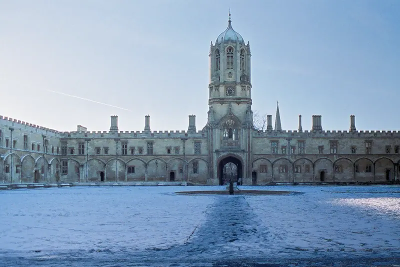 Tom Quad and its fountain at Christ Church