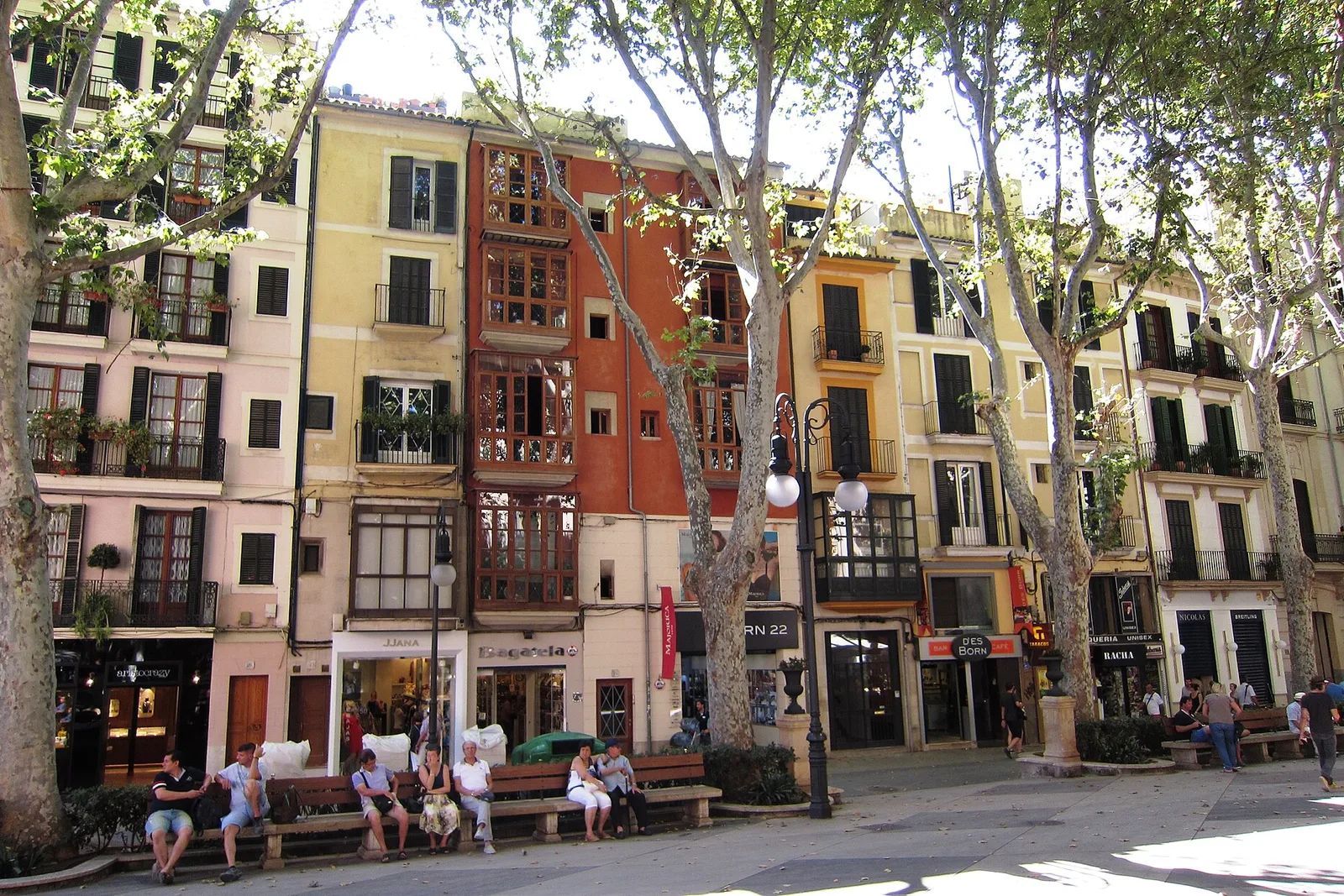 The Passeig des Born boulevard in Palma
