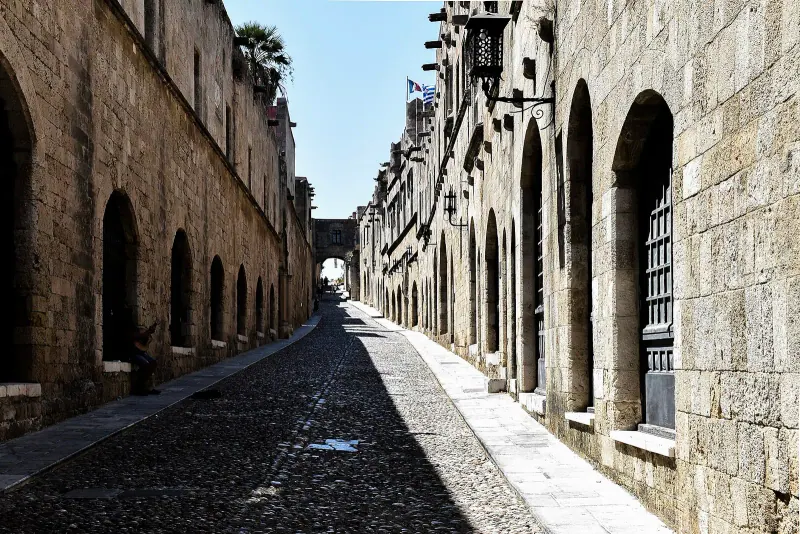 The Street of the Knights in Rhodes old town
