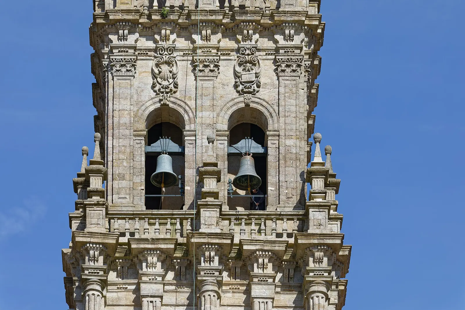 The Praza do Obradoiro and cathedral facade, Santiago de Compostela