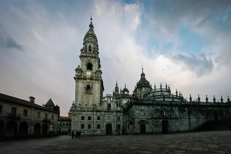 Santiago Cathedral from the Praza da Quintana