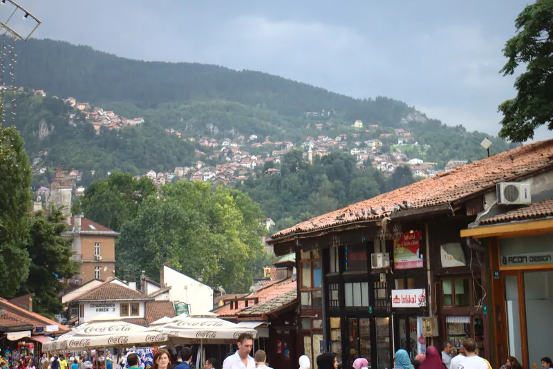 Coppersmith stalls in Bascarsija