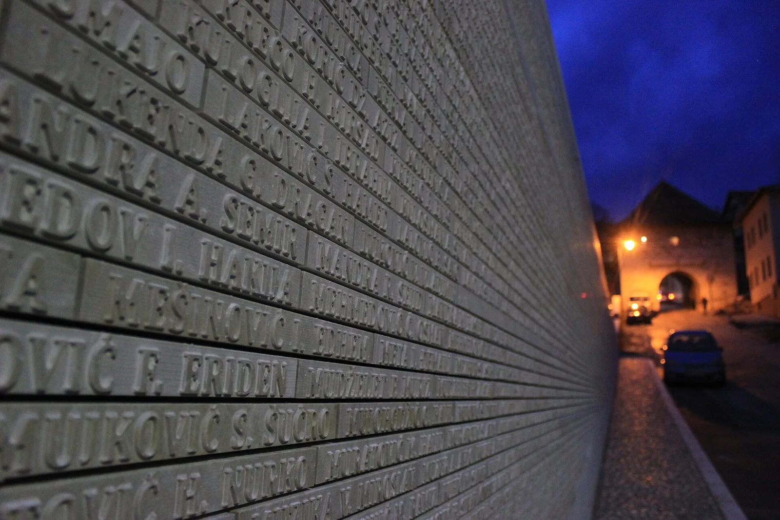 The Kovaci war cemetery above Bascarsija