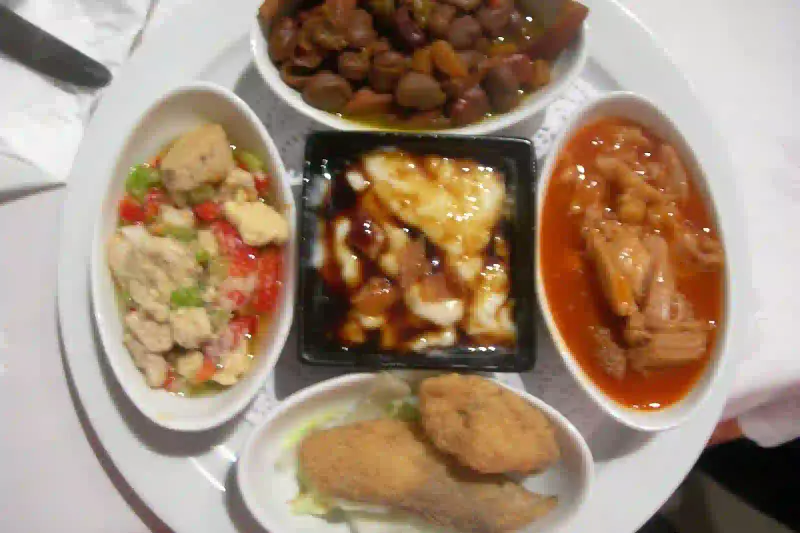 Tapas dishes served in a Seville bar