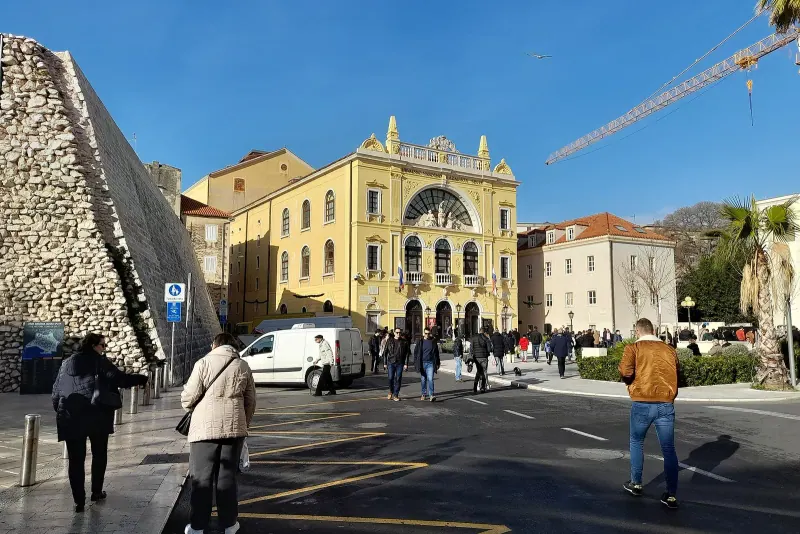 Marmontova street in central Split