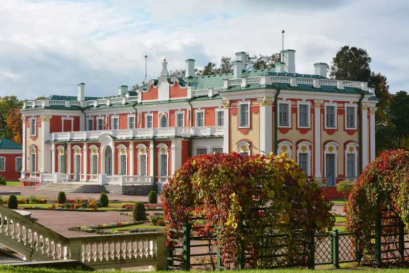 Kadriorg Palace and its baroque garden in Tallinn