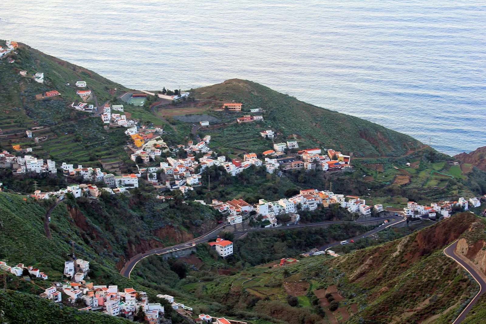 Taganana village in the green Anaga mountains, Tenerife