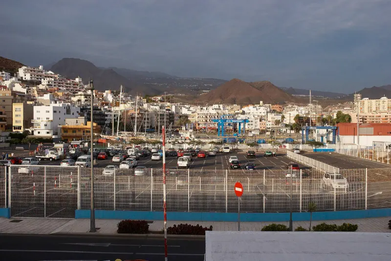 The harbour at Los Cristianos, Tenerife