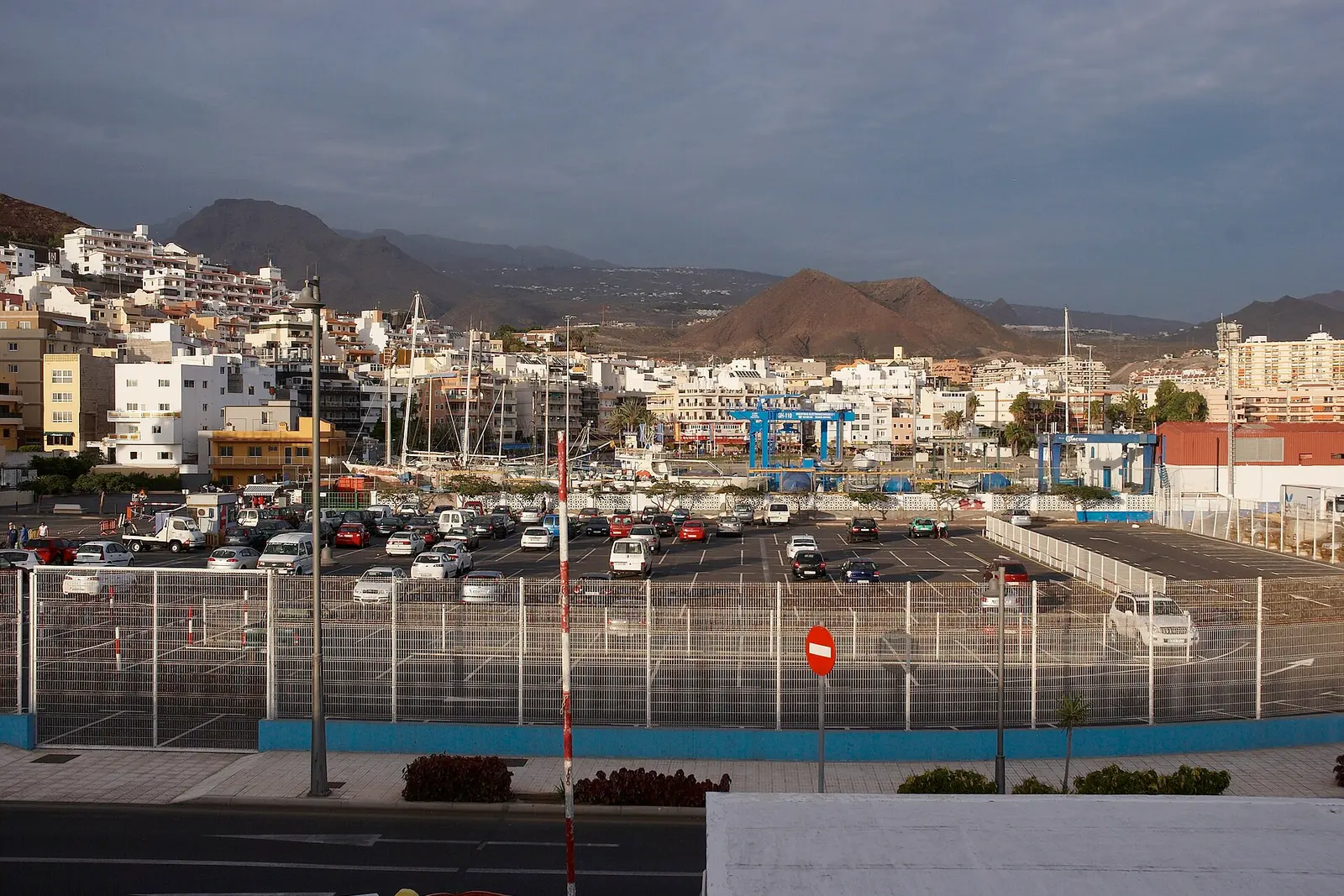 The harbour at Los Cristianos, Tenerife
