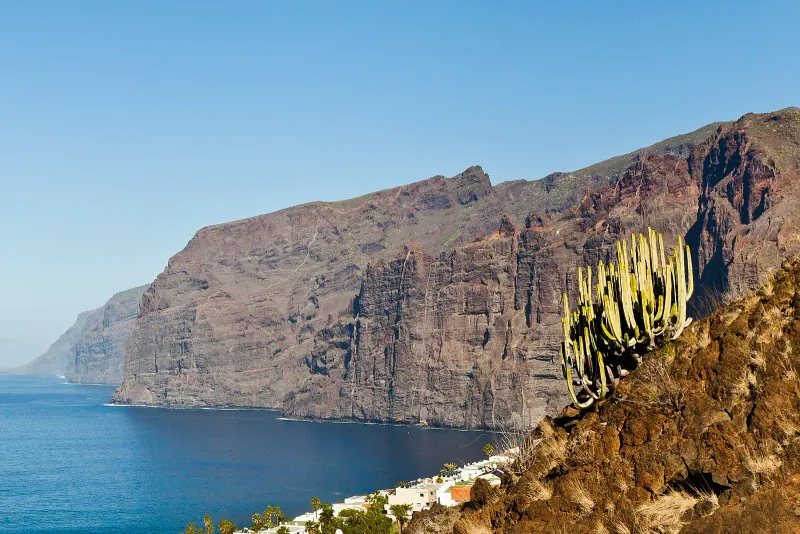 The Los Gigantes sea cliffs on Tenerife's southwest coast