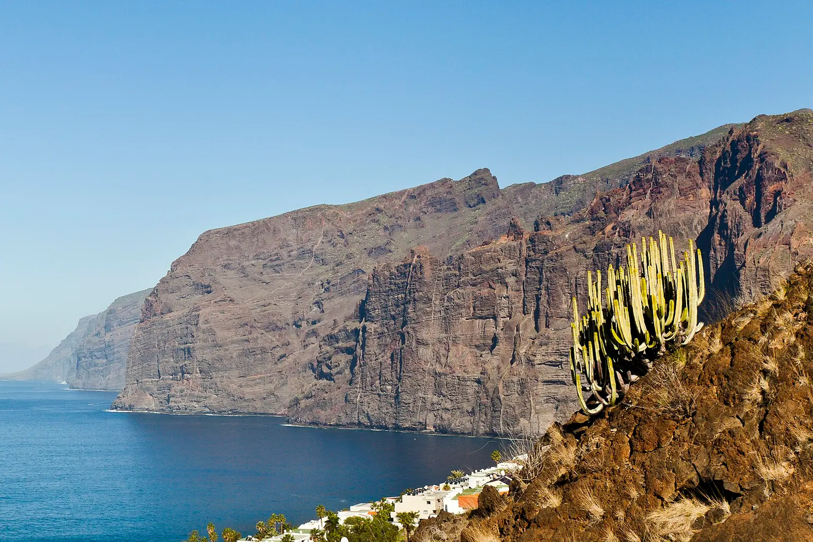 The Los Gigantes sea cliffs on Tenerife's southwest coast