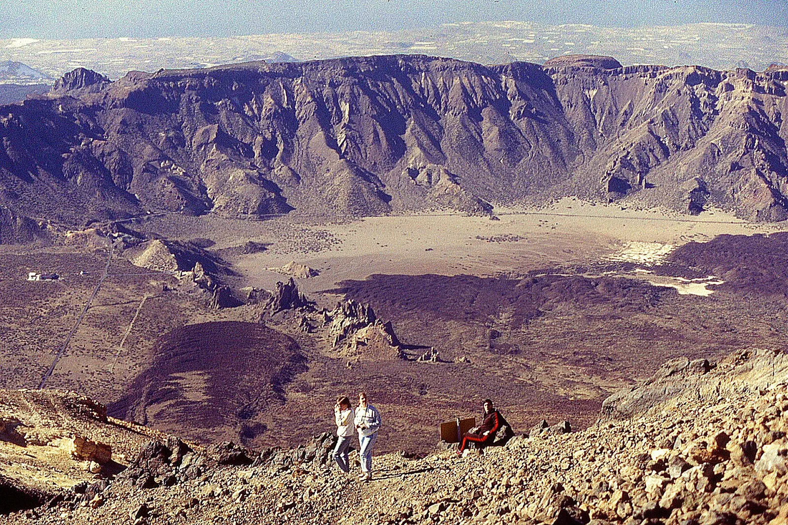 The volcanic caldera of Mount Teide, Tenerife