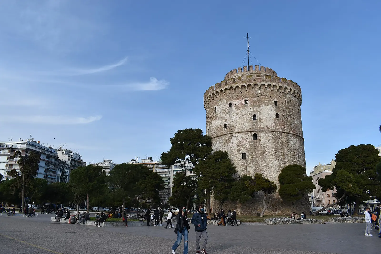 The White Tower on the Thessaloniki waterfront